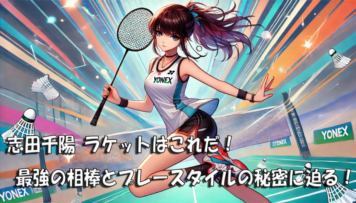 志田千陽 ラケットはこれだ！最強の相棒とプレースタイルの秘密に迫る！
